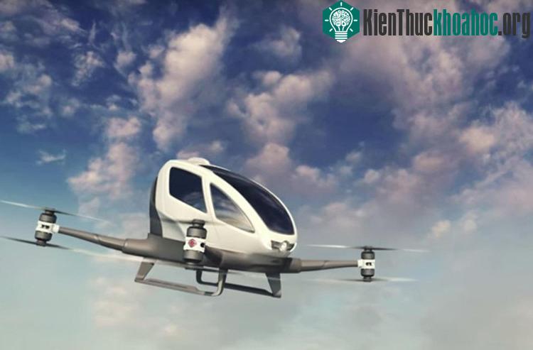 Chiếc The 184 của hãng Ehang. (Ảnh: Gearbrain).