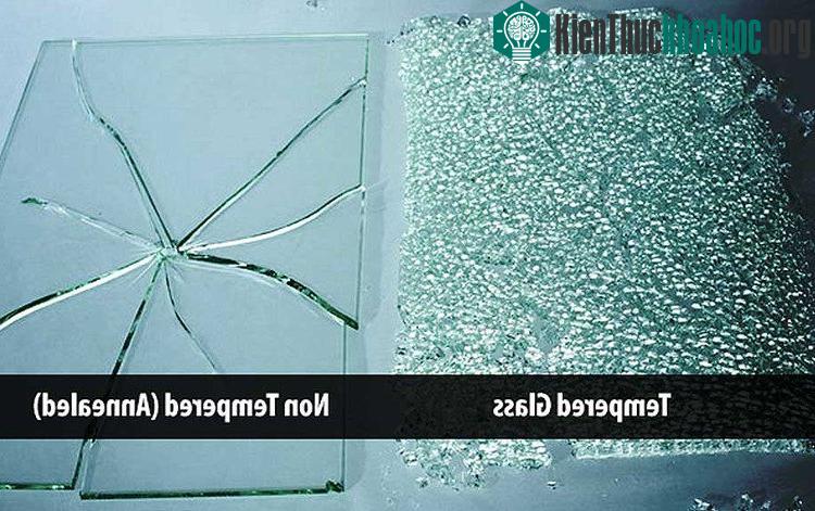 Bề mặt kính sẽ được làm mát nhanh hơn phần bên trong.