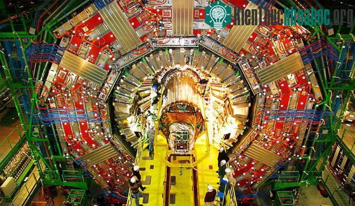 Máy gia tốc hạt lớn LHC.