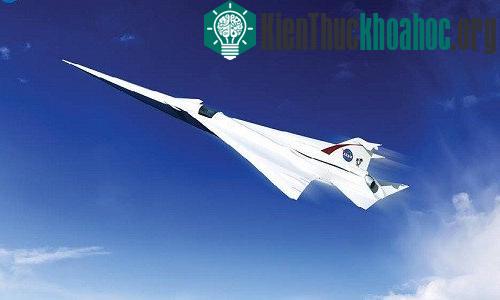 Mẫu máy bay siêu thanh không ồn đầu tiên do NASA chế tạo có thể cất cánh vào năm 2020. (Ảnh: NASA).