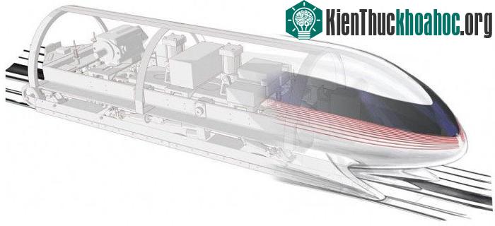 Nguyên mẫu tàu Hyperloop của nhóm sinh viên MIT.