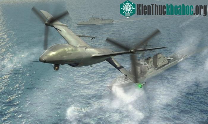 Ý tưởng thiết kế máy bay không người lái mới. (Ảnh: DARPA).