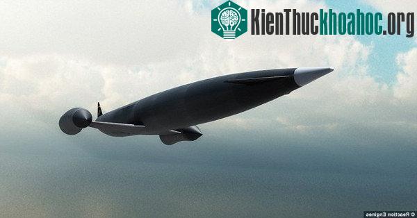Minh họa siêu máy bay tốc độ gấp 25 lần tốc độ âm thanh. (Ảnh: Reaction Engines).