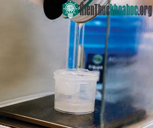 Octobot được tạo hình bằng silicone.