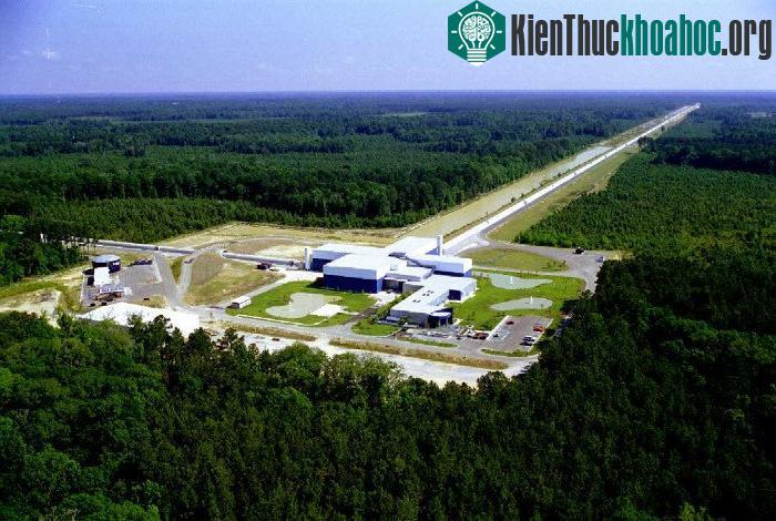 Hệ thống LIGO đặt ở Livingston. (Ảnh: LIGO).