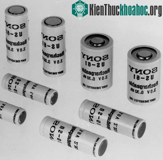 Pin Lithium - Ion do Sony giới thiệu từ năm 1991.