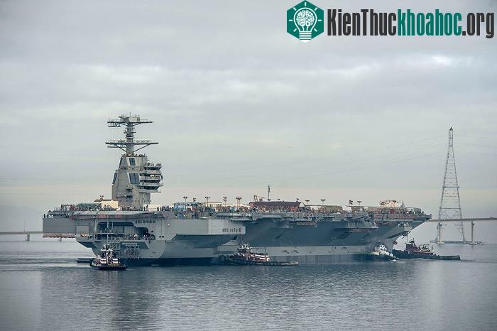 USS Gerald R. Ford có chi phí chế tạo khoảng 17 đến 18 tỉ USD