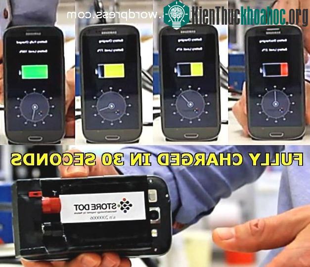 Màn trình diễn khả năng sạc của StoreDot.