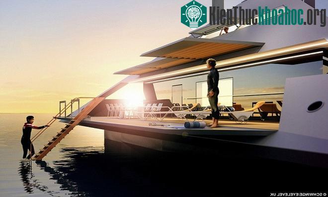 Siêu du thuyền hình kim tự tháp lơ lửng trên biển ảnh 3