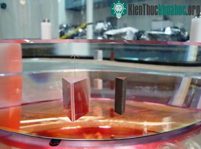 Bộ phận tách chùm laser sử dụng lăng kính.