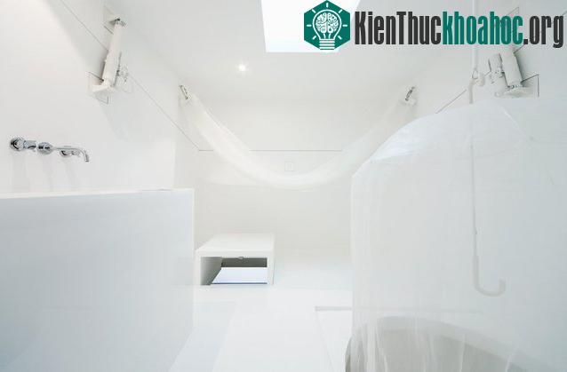 Hệ thống nhà ở bên dưới gợi cho chúng ta hình ảnh của những căn phòng truyền thống của Nhật Bản, vừa là phòng ngủ, vừa là phòng bếp và vừa là không gian sinh hoạt. Phòng tắm chung với phòng vệ sinh...