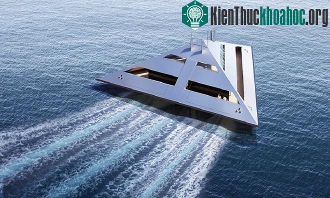 Siêu du thuyền hình kim tự tháp lơ lửng trên biển ảnh 5