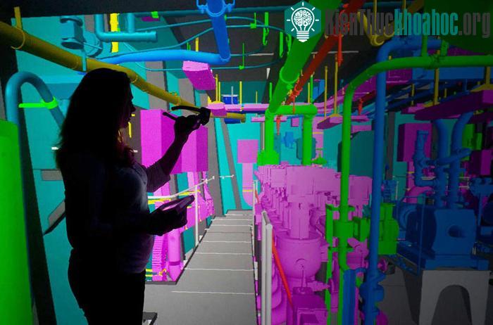 Mỗi thành phần chế tạo cho tàu thuộc lớp Gerald R. Ford đều được thiết kế 3D kích thước thật.