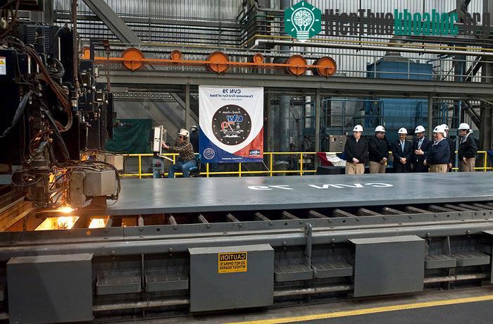 Vào ngày 25 tháng 2 năm 2011, Newport News Shipbuilding tổ chức lễ cắt lát thép đầu tiên cho tàu USS John F. Kennedy.