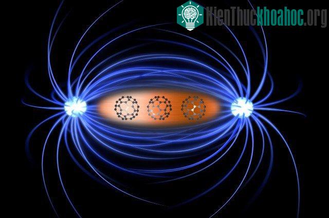 Hình ảnh đồ họa mô phỏng hiệu ứng biến kim loại phi từ thành từ tính