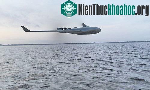 Thủy phi cơ do tiến sĩ Levis thiết kế. (Đồ họa: Đại học Imperial London)