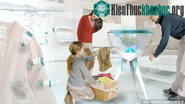 Máy giặt Pecera loại bỏ vết bẩn bằng những con robot cá - (Ảnh: Daily Mail)