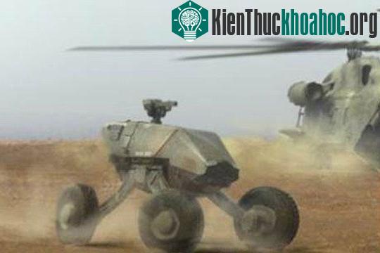 Mô phỏng mẫu xe GXV-T của Mỹ. (Ảnh: DARPA)