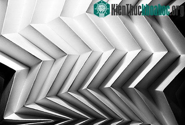 Kiểu gấp Miura-ori trong Origami.​