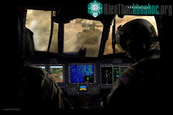 Hệ thống cảm biến đa năng MFRF giúp các phi công có thể nhìn rõ trong điều kiện thời tiết khắc nghiệt như sương mù hay cát dày đặc