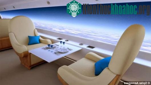 Màn hình trải rộng khắp thân máy bay - (Ảnh: Spike Aerospace)