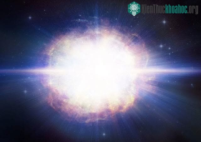 Một siêu tân tinh (Supernova) trong vũ trụ.