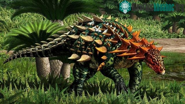 Mô phỏng khủng long bọc thép Yuxisaurus kopchicki.