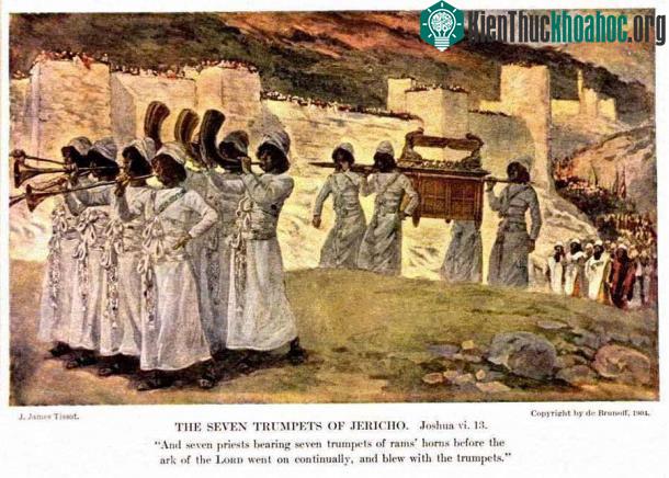 Bảy chiếc kèn của Jericho, của James Tissot.