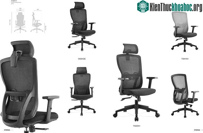 Ghế cho phép điều chỉnh sao cho phù hợp với vóc dáng, bàn làm việc