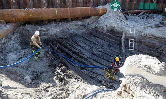 Xác tàu buôn của Liên minh Hanse nằm ở độ sâu 1,5 m dưới những con phố của Tallinn