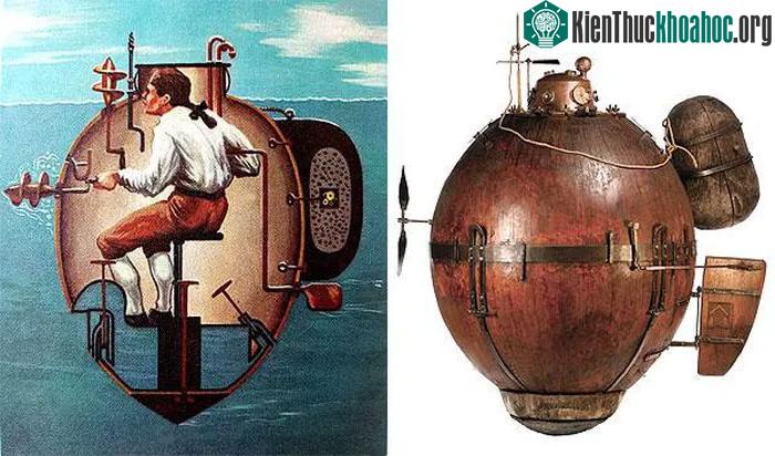 David Bushnell và mô hình tàu ngầm đầu tiên trên thế giới