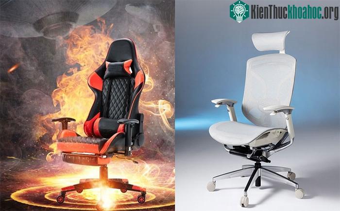 Phần lưng và đệm ngồi sẽ được làm từ chất liệu lưới tinh tế, thoáng khí, chắc chắn.