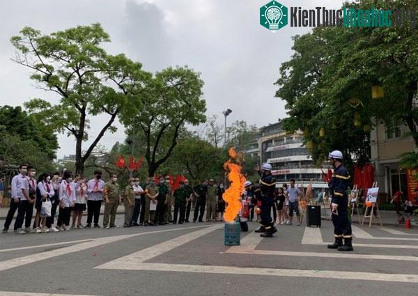 Diễn tập PCCC tại địa phương