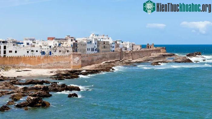 Cảng ở thị trấn cổ Essaouira tại Morocco.