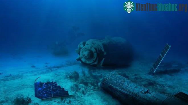 Công trình lớn nhất từng rơi xuống Point Nemo là Phòng Thí nghiệm Không gian (MIR)