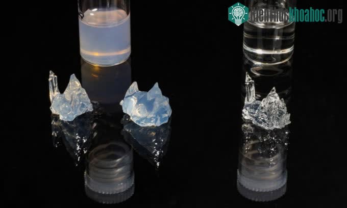 Kỹ thuật in 3D dựa trên ánh sáng của EPFL cho tốc độ nhanh và có thể thực hiện với nhựa đục.