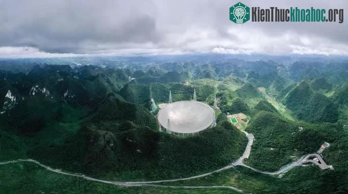 "Sky Eye" của Trung Quốc, siêu kính thiên văn đã phát hiện ra tín hiệu vô tuyến lạ