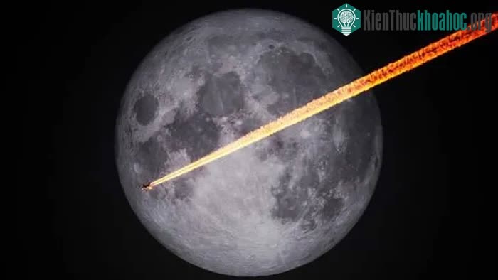NASA đã phát hiện một miệng núi lửa kép được tạo ra khi một tên lửa bí ẩn đâm vào Mặt trăng.