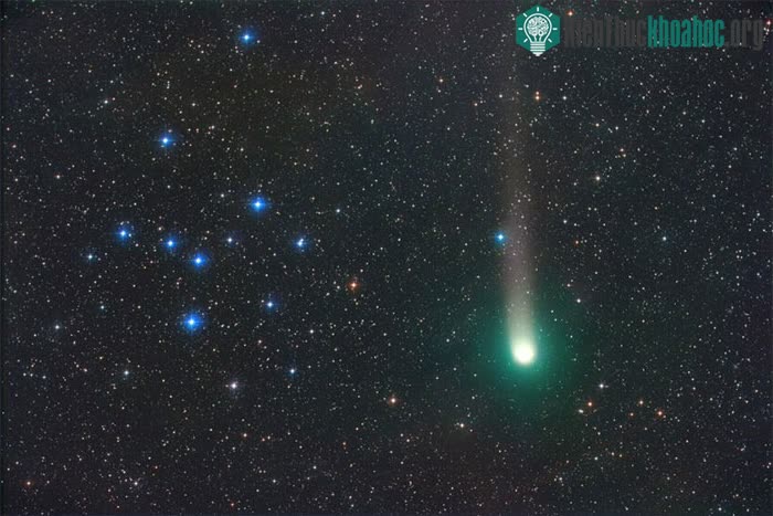 Hình ảnh sao chổi C/2017 K2 PANSTARRS được nhìn thấy vào ngày 26-6-2022