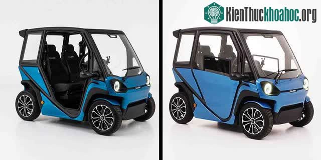 Xe có dung tích chứa đồ 68 lít hoặc 243 lít, khi gập ghế lại.