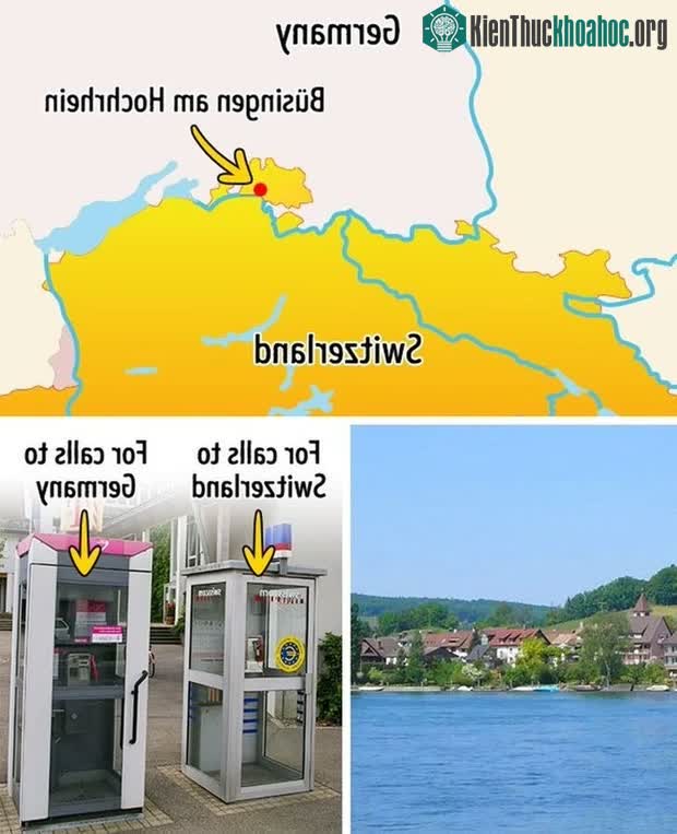 Thị trấn thuộc về cả 2 quốc gia