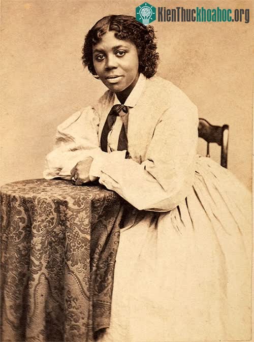Chân dung Edmonia Lewis những ngày còn trẻ.