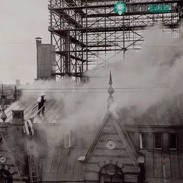 Năm 1952, một đám cháy đã xảy ra tại phòng thí nghiệm vô tuyến Televerke