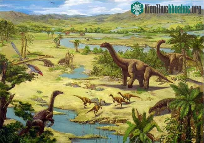 Sự kiện này cũng là mốc đánh dấu sự xuất hiện của khủng long sơ khai.