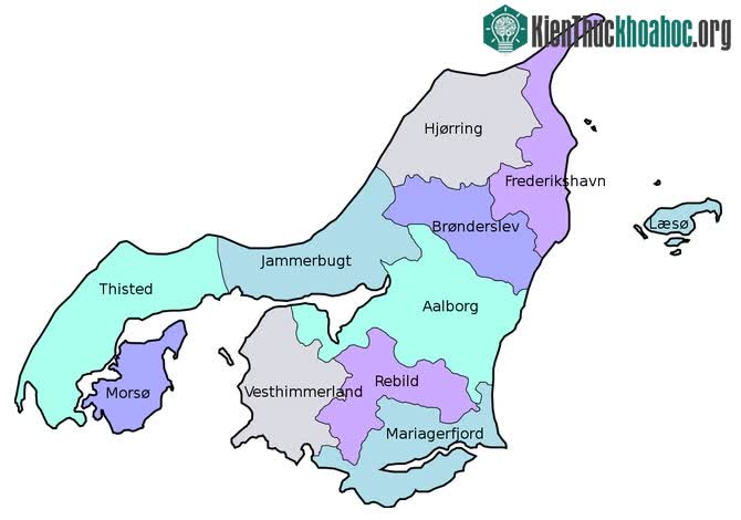 Vị trí của đảo Læsø.