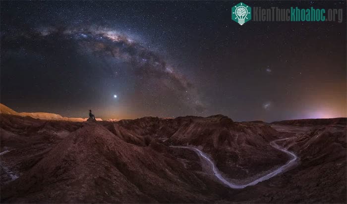 Đây là con đường muối nổi tiếng ở San Pedro de Atacama (Chile).
