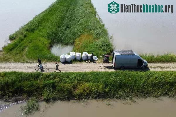 Máy bay không người lái giúp gieo hạt bao phủ tới 150 ha mỗi ngày.