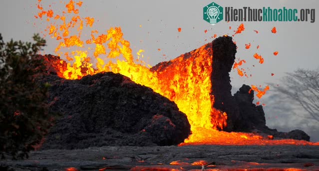 Núi lửa Kilauea ở Hawaii (Mỹ)
