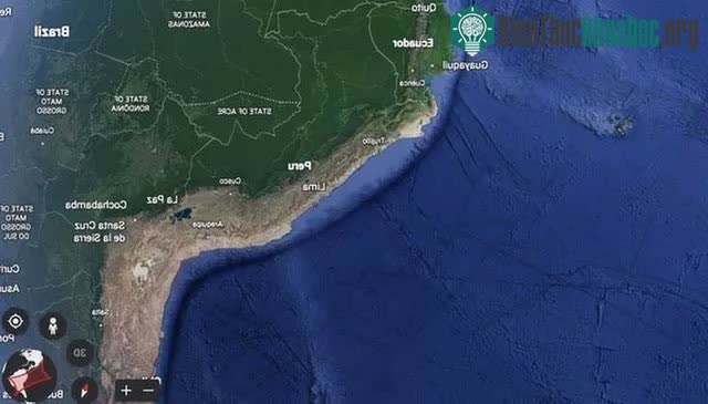 Vị trí của vật thể được tìm thấy nằm ở gần sa mạc Nazca, Peru