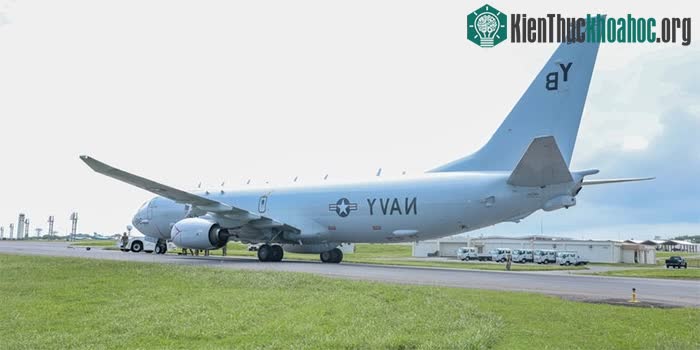 Một máy bay P-8 Poseidon của Hải quân Mỹ, được trang bị để phát hiện tàu ngầm